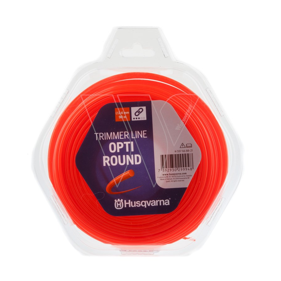 Messineza Verde Husqvarna rotonda 2mm / 90M